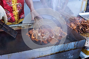 Squid barbecue