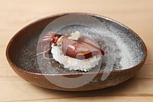 Squid sushi