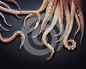 Squid tentacles