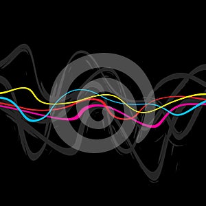 Squiggle Lines Vector