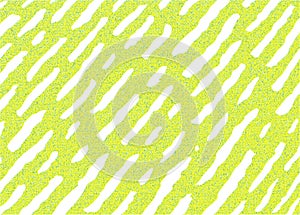 Squiggly hand-drawn broken line design, Lime lizard skin style