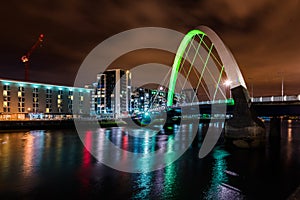 Squinty Bridge in Glasgow.