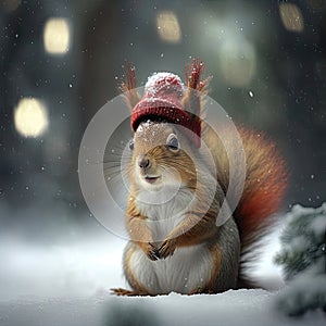 Squireel with Red Hat, Generative AI