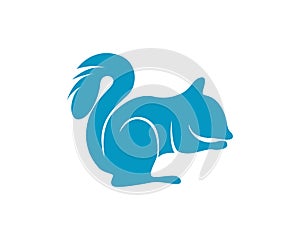 Squirrel animals logo and symbols template icons app