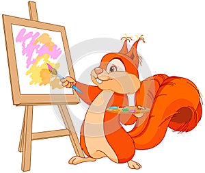 Squirrel artist