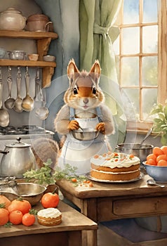 Squirrel cook