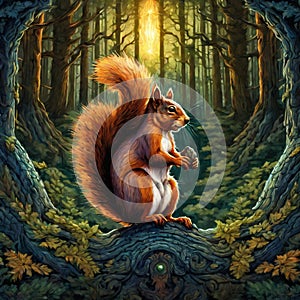 Squirrel's Woodland Adventures: A Tale of the Forest