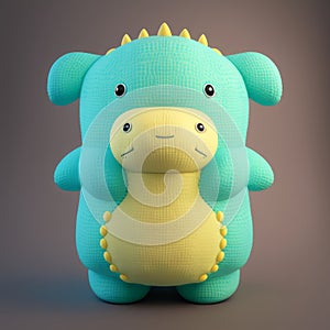 A Squishy Dinosaur Plush Toy