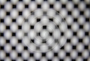 The squre dot grid with Blur focus