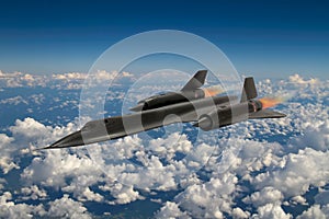 SR-71 Blackbird spy plane photo