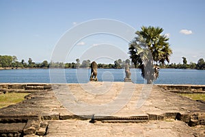 Srah Srang Reservoir, Angkor, Cambodia