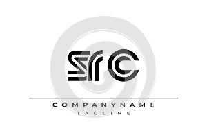 SRC Creative Unique Modern Letter Logo Design