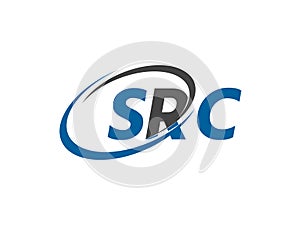 SRC letter creative modern elegant logo design