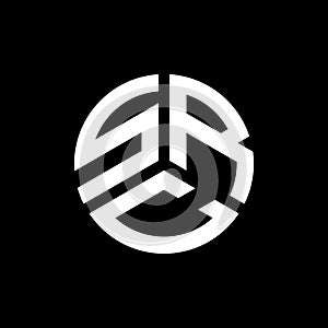 SRC letter logo design on black background. SRC creative initials letter logo concept. SRC letter design photo