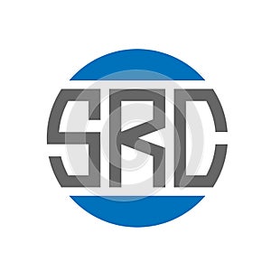 SRC letter logo design on white background. SRC creative initials circle logo concept. SRC letter design photo