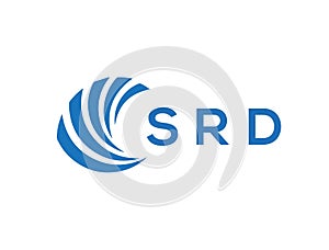 SRD letter logo design on white background. SRD creative circle letter logo concept.