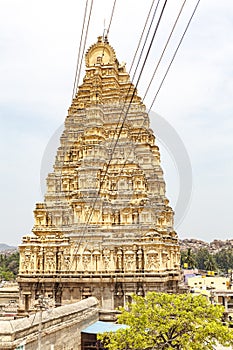Sre Virupaksheswamy temple in Hampi, Karnataka, India