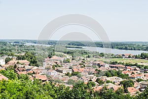 Sremski Karlovci, Serbia - June 12. 2019: Panoramic view