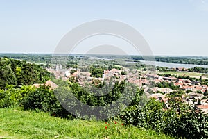 Sremski Karlovci, Serbia - June 12. 2019: Panoramic view