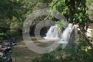 Sri Dit Waterfall in Tungsalanglung National Park ,Thailand.