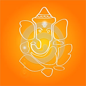 Sri Ganesha - The hindu deity photo