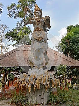 Sri Goddess statue, the Indonesian Rice Goddess