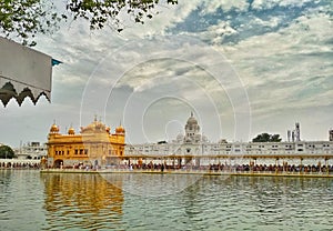 Sri Harminder Sahib known as Golden Temple in Amritsar, India