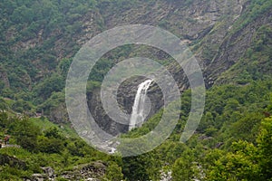 Sri Hemkund Sahib yatra With a Beautiful Waterfall, Hill`s and Cloud`s