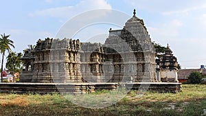 Sri Lakshimi Narasimha Swamy Temple built by King Vira Someshwara between 1250 - 1260 A.D. Javagal, Hassan, Karnataka, India