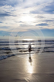 Sri Lanka - Ahungalla - Feeling free at the lonely beach during