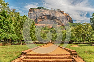 Sri Lanka: ancient Lion Rock fortress in Sigiriya