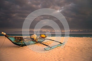 Sri Lanka beach view vivid image
