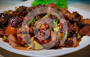 Sri Lanka Devilled Chicken