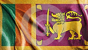 Sri Lanka Flag. The National Flag of Sri Lanka
