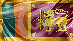 Sri Lanka Flag. The National Flag of Sri Lanka