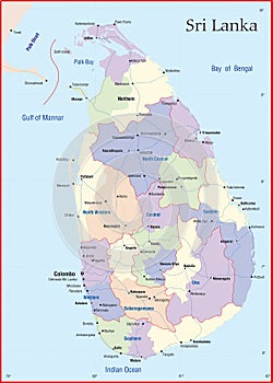 Sri Lanka Map