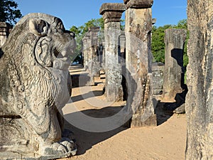 Sri Lanka, Polonnaruwa ruin, Nissanka Mallas Palace photo