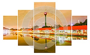 Sri lankan Colombo Lotus Tower Nelum Kuluna