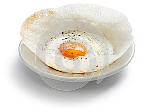 Sri lankan egg hopper photo