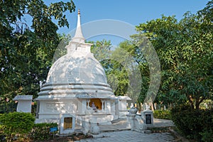 Sri Lankan Manastery in Lumbini, Nepal. photo