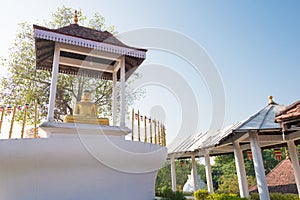 Sri Lankan Manastery in Lumbini, Nepal. photo