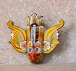Sri lankan masks  traditonal  colourful wall masks