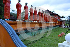 Sri Lankan Temple Statues, Rear View