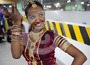 Sri Lankan traditional dancer