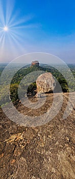 Sri lankas famous tourist places Sigiriya and pirdurangala