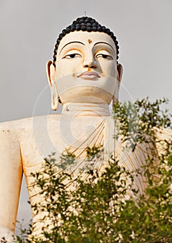 Sri Lankas landmark - large Buddha statue in Bentota