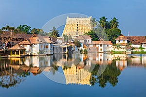 Sri Padmanabhaswamy temple in Trivandrum Kerala India