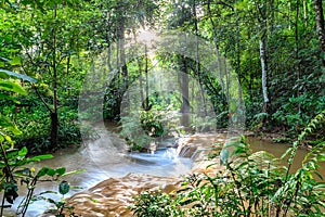 Sri Sang Wan waterfall in Chiang Mai, Thailand.