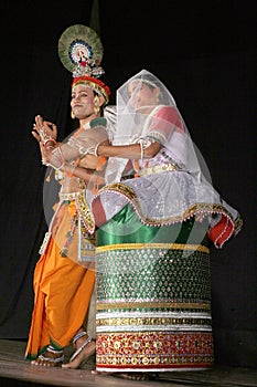 Sri and Smt.savanabrata sircar-Manipuri dance