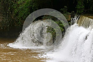 Sridith waterfall in khaoko at Petchabun,Thailand photo